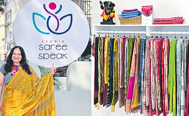 Saree Speak: Vini Tandon Keni starts of Studio Saree Speak for Womens - Sakshi