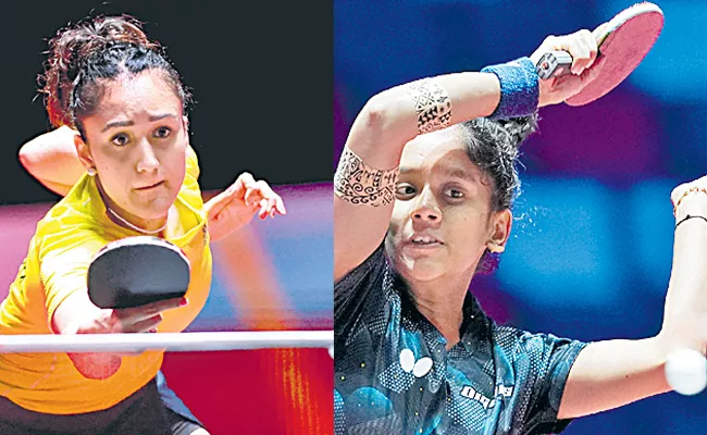 Sreeja and Manika exited in the group stage - Sakshi