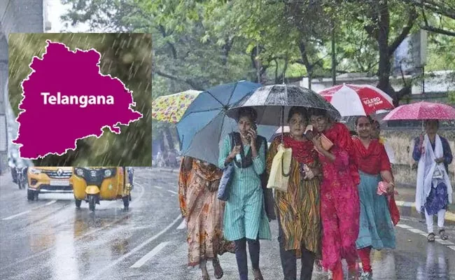 IMD Says Two Days Rain Forecast To Telangana - Sakshi