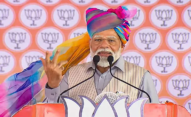Lok sabha elections 2024: PM Narendra Modi says Congress manifesto bears imprint of Muslim League - Sakshi