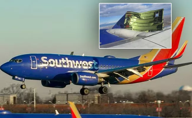 Southwest Boeing 737 Airlines Engine Cowling Fell Off On Air - Sakshi