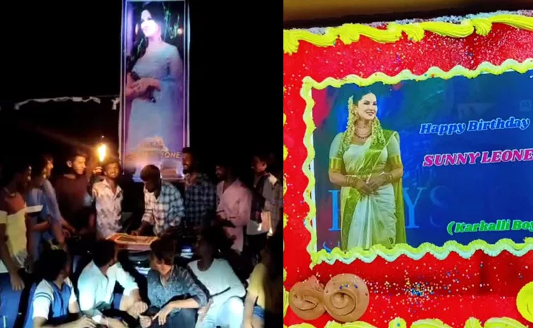 Sunny Leone Karnataka Fans Celebrate Her Birthday