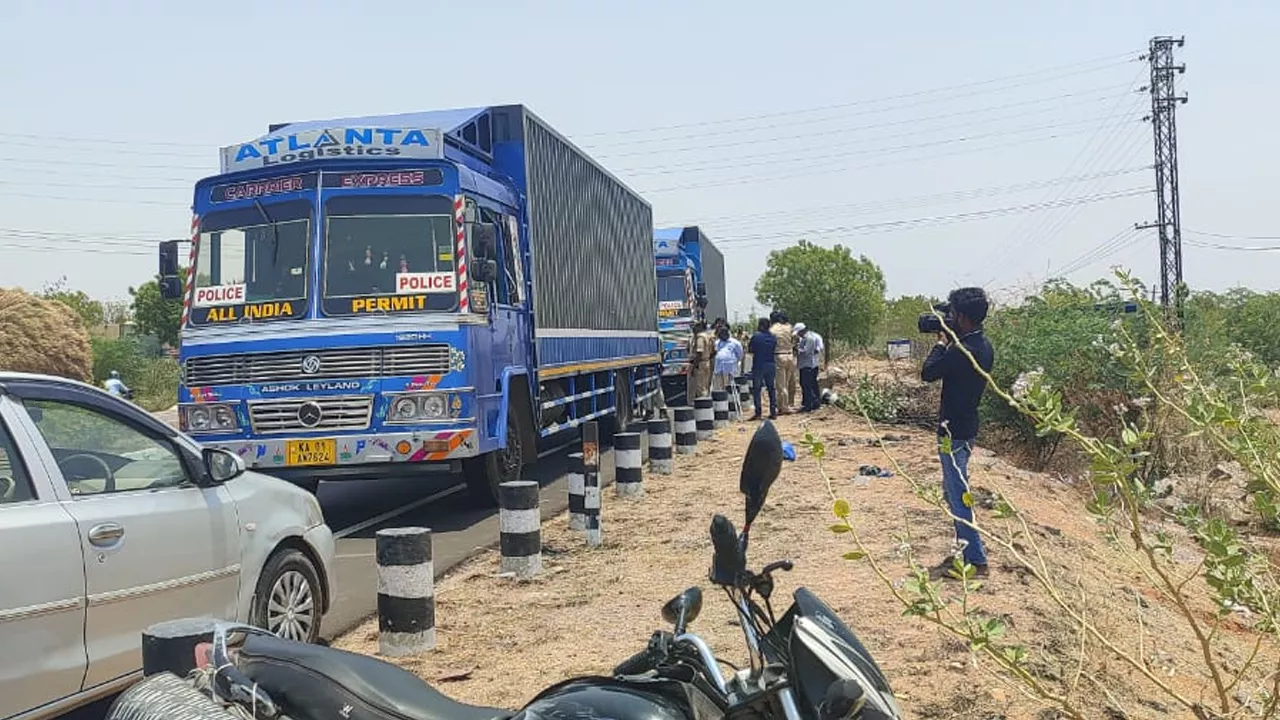 Huge Money Containers Stopped On AP Highway This Happens Next