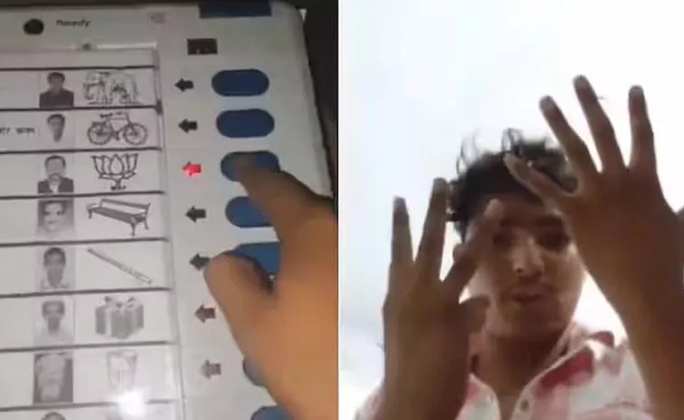 UP man arrested after video of him 8 times voting for BJP candidate