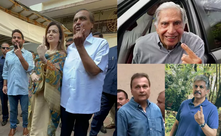 business leaders casts vote in lok sabha elections 2024