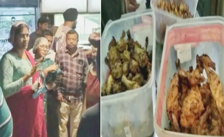 Food Safety officials raid on hotels restaurants at khammam