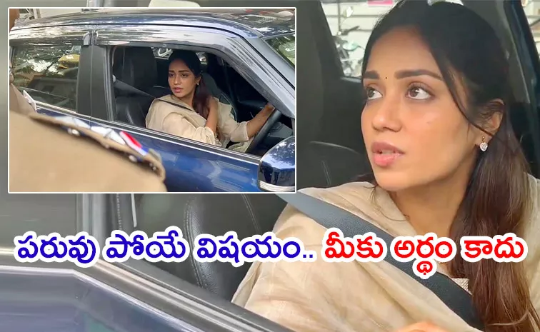 Nivetha Pethuraj Argue With Police, Video Goes Viral