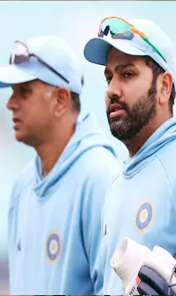 Dravid Rohit Sharma Inspect New York Pitch Know What Is Drop In Pitch Full Details