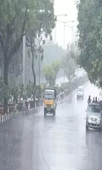 Rain Pounds Parts Of Hyderabad