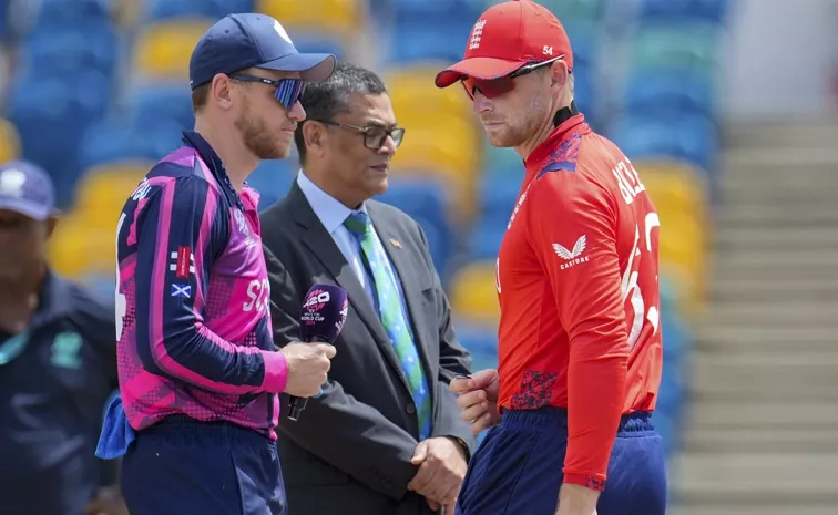 T20 World Cup 2024: Scotland Won The Toss And Elected To Bat Against England, Match Delayed Due To Rain
