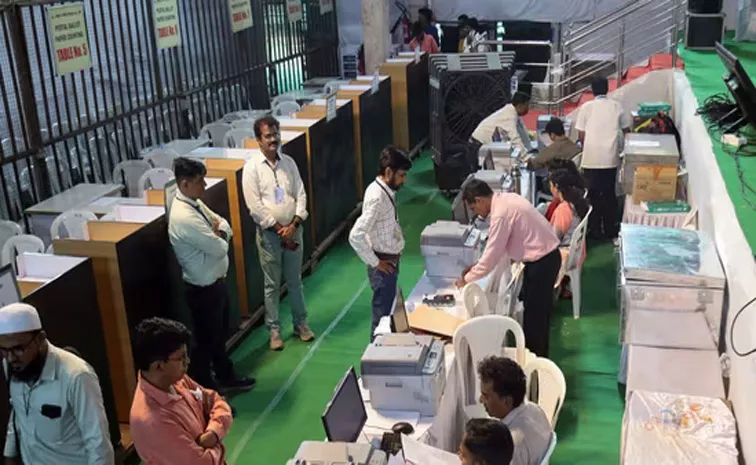Counting of Votes for the Seven Seats in Delhi