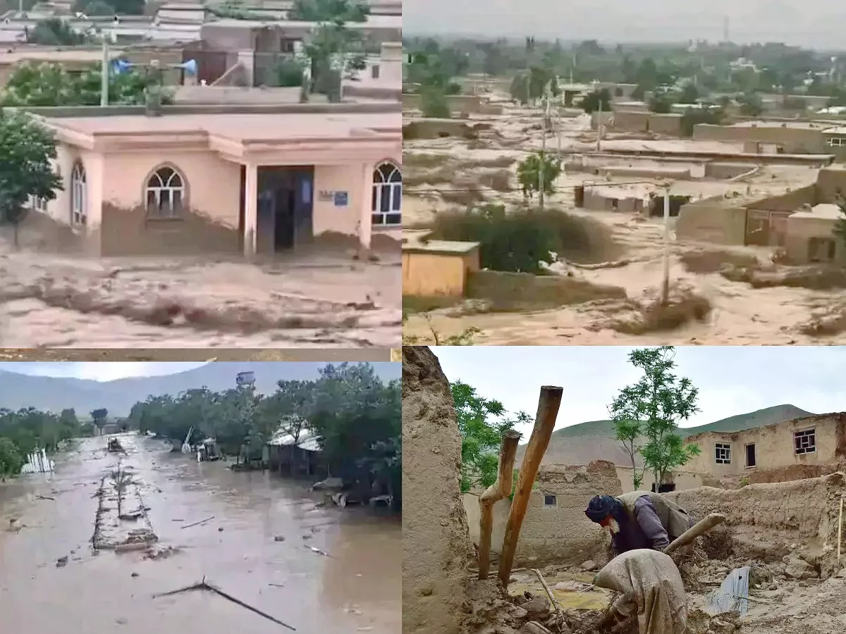Houses Damaged After Heavy Rain Triggers Floods In Afghanistan Photos