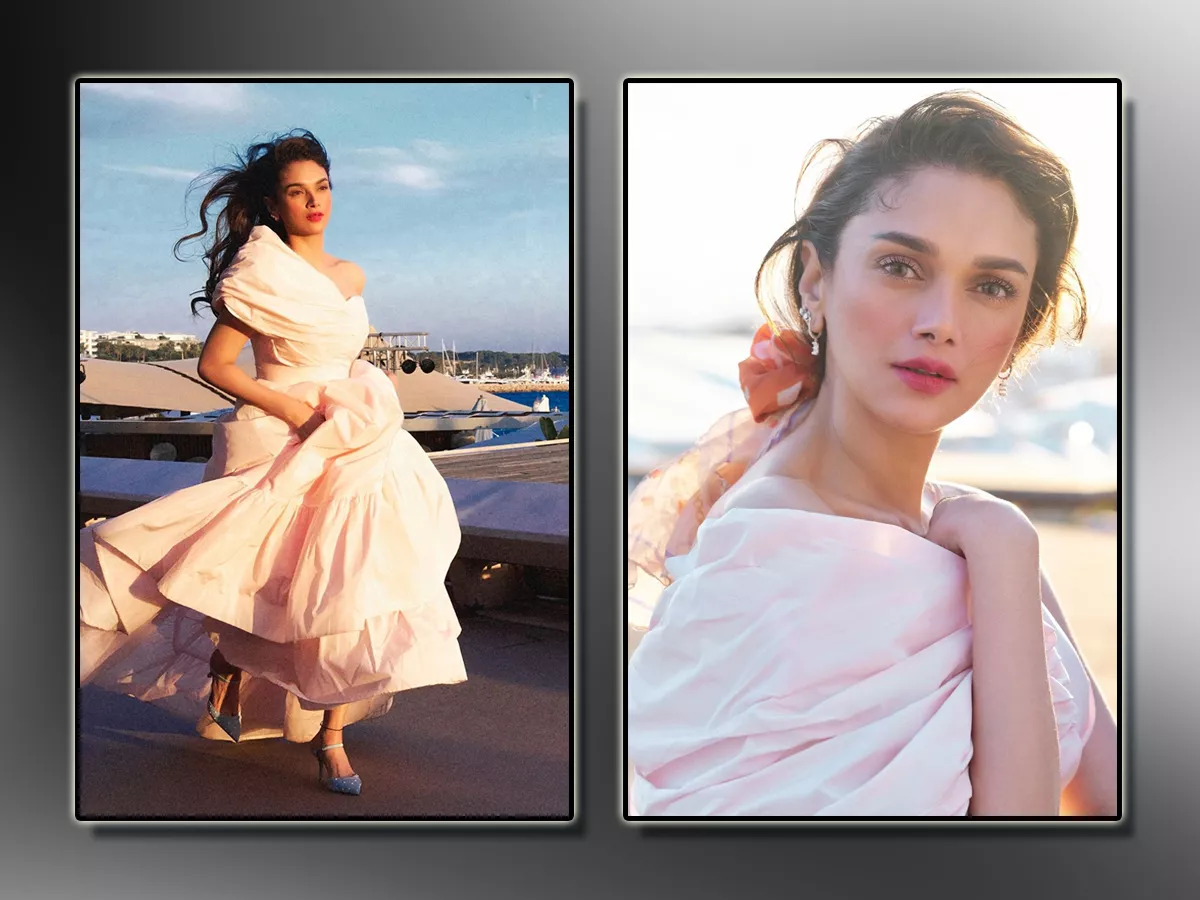Cannes 2024: Aditi Rao Hydari pretty looks in a dreamy pink gown on third day