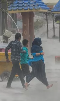 Remal Cyclone Latest Photos Goes Viral