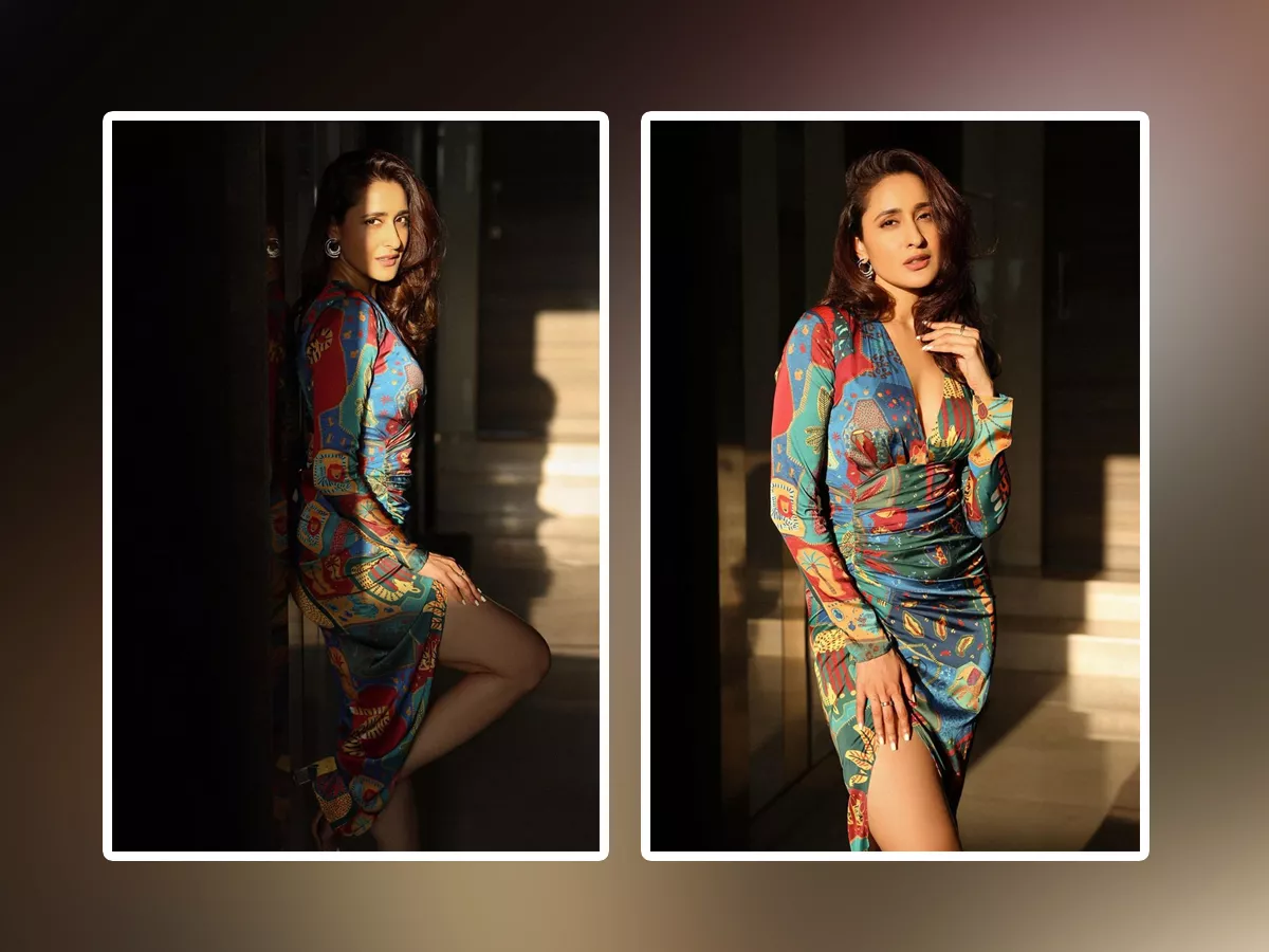 Pragya Jaiswal Summer Looks In Colorful Dress Photos Goes Viral