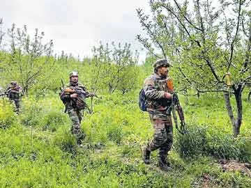 Army Card on Search In South Kashmir