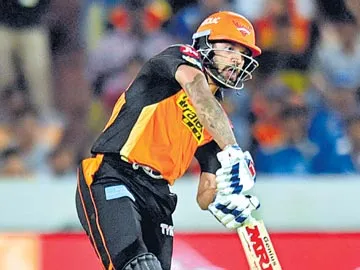 Dhawan strengthen Sunrisers' playoff chances