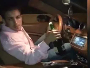 20 Year Old Posts Video Of Him Drinking And Driving Ferrari