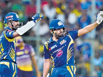 Mumbai Indians beat kkr in 6 wickets