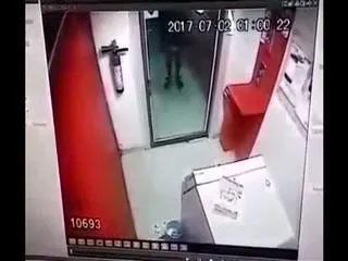 robbery attempt at south indian bank atm in Ghatkesar rural