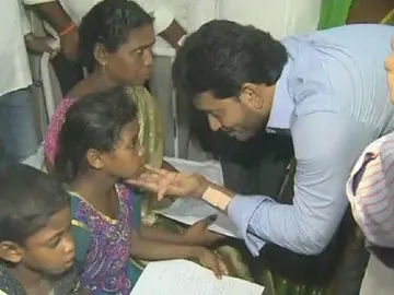 YS Jagan consoles viral fever victims in rampachodavaram