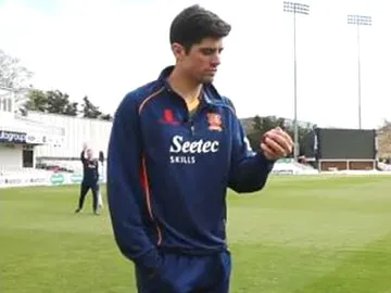 Alastair Cook takes a stunning reflex catch