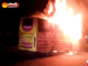 fire accident in bus