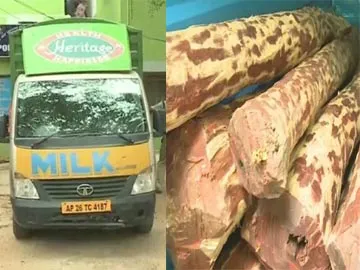 Red Sandalwood Smugglers In Heritage Van