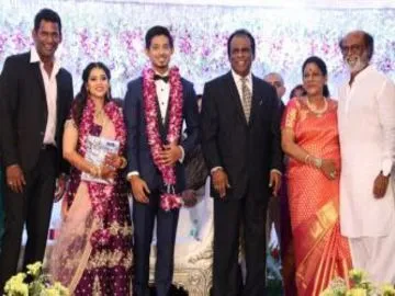 Actor Vishal Krishna's sister Aishwarya gets married