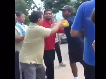 Ambati Rayudu attacks senior citizen
