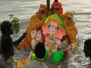 Ganesh immersion at Tank Bund