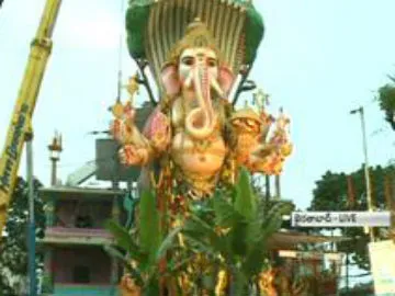 Ganesh immersion in Hyderabad