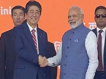 Modi and Abe Speechs at lay foundation stone Event for High Speed Rail