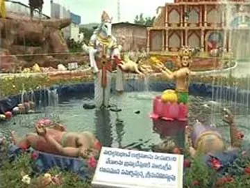 Fruity flower show in Thirumala