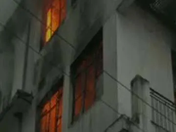 Fire in a goddess in Kanpur