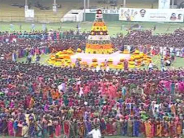 Bathukamma Celebrations at LB Stadium