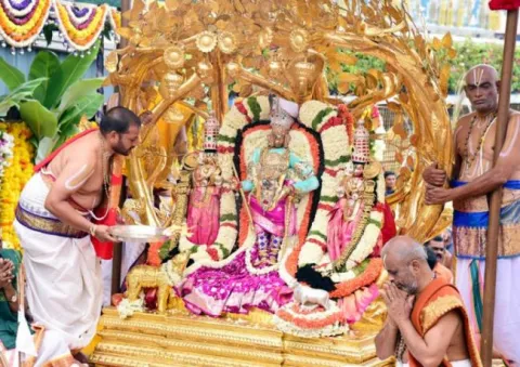 today garuda vahanam seva in thirumala