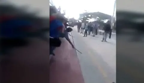 students brandish lethal weapons on Chennai suburban trains