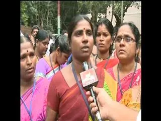 Nayee Brahmins' protest in Tirumala