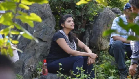 collector amrapali participates in trecking camp