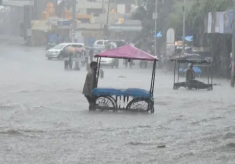 Heavy rains in telanagana