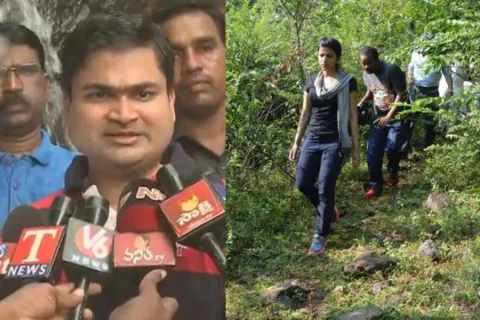 Karimnagar Collector Sarfaraz Ahmad trekking Raikal hills