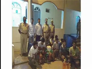 Oil thieves at Kakinada beach