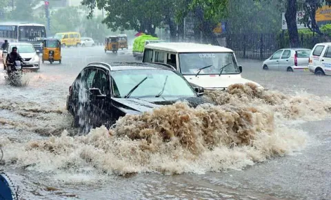 heavy rain hyderabad