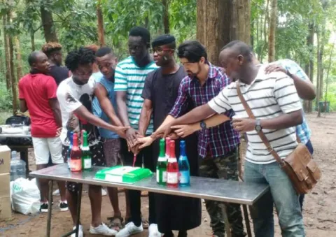 Nigeria Students  Independence Day Celebrations in East Godavari Dist