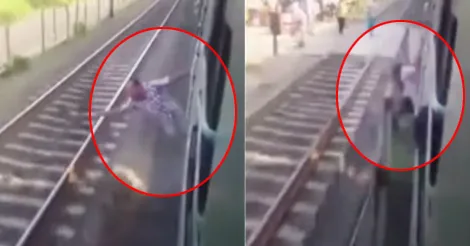 Train Stunt Goes Wrong
