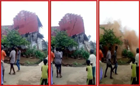 building collapes in natavaram
