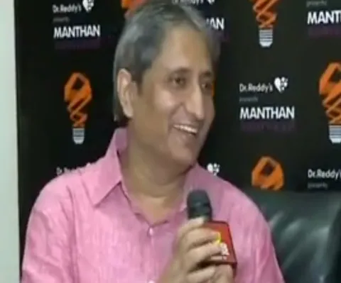 NDTV anchor Ravish Kumar  at Manthan Samvaad