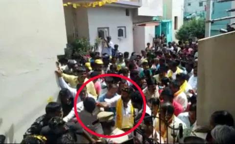 hindupuram mla actor balakrishna slaps his fan