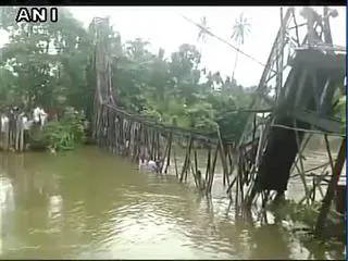 kerala bridge collapse Kollam one dead
